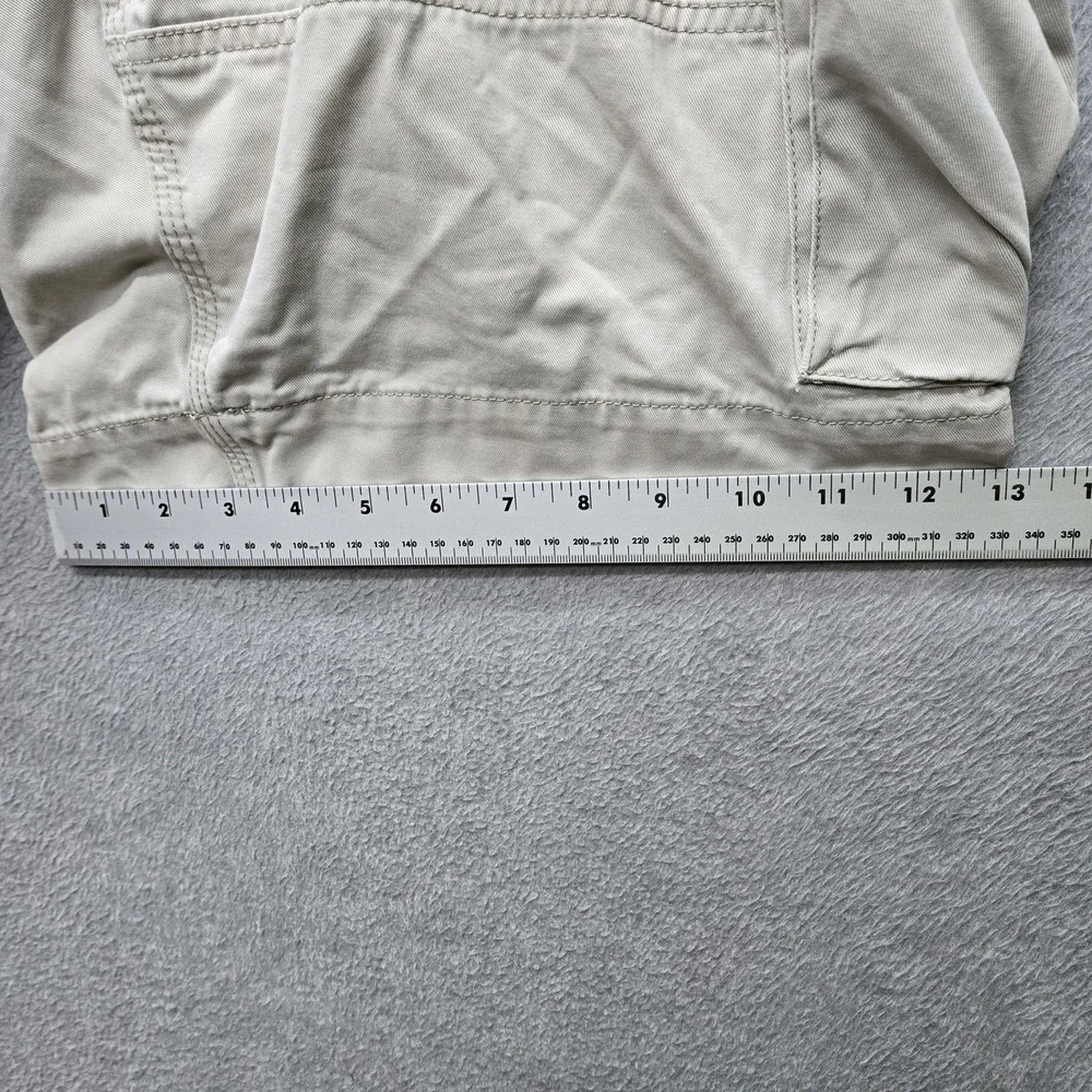 VINTAGE Polo Ralph Lauren Men Shorts 36 Beige Cargo Twill Utility